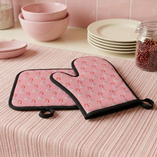 Ariel Oven Mitt & Pot Holder Set