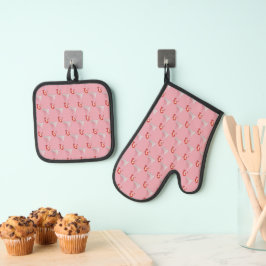 Ariel Oven Mitt & Pot Holder Set