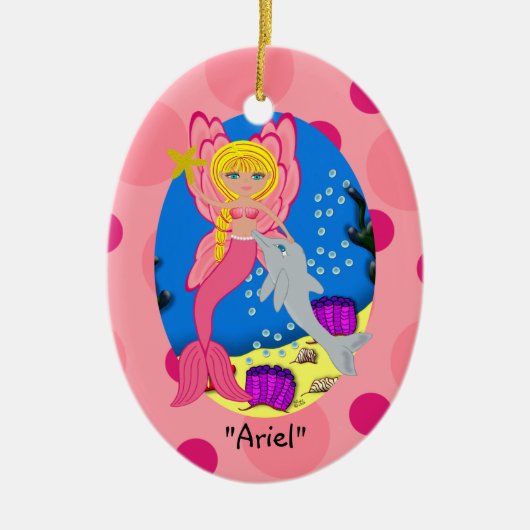 Ariel Pink Merfaery Ornament (Vorne)