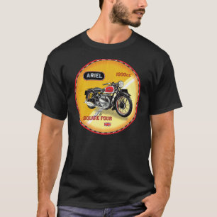Ariel Quadrat vier Vintage Motorräder T-Shirt