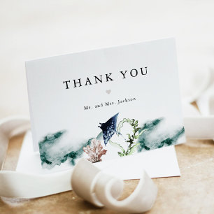 ARIEL Tropical Beach Corean Manta Ray Dankeskarte