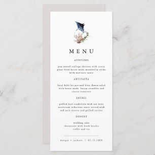 ARIEL Tropical Ocean Corean Manta Ray Beach Menü Menükarte