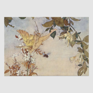 „Ariel und die Biene“ von Edmund Dulac Seidenpapier