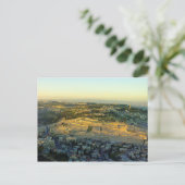 Ariel View of the Mount of Olebt Jersalem Israel Postkarte (Stehend Vorderseite)