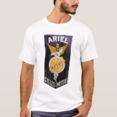 ARIEL VINTAGES MOTORRADSIGN, T - SHIRT. T-Shirt (Vorderseite)