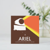 ARIEL Weltraumkunst (Stehend Vorderseite)