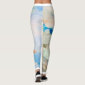 Ariel Winter Blue Marble Leggings (Rückseite)