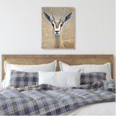 Ariel Wrapped Canvas Print Leinwanddruck (Insitu (Schlafzimmer))