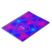 ARIELLA ~ Fluor Blau und Rosa Notizblock (Linke Seite)