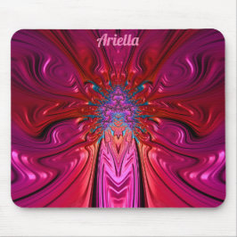ARIELLA ~ Wild rosa und rot Mousepad