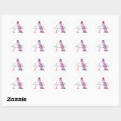 Arielle Name Custom Sticker Girls Label Floral A (Blatt)