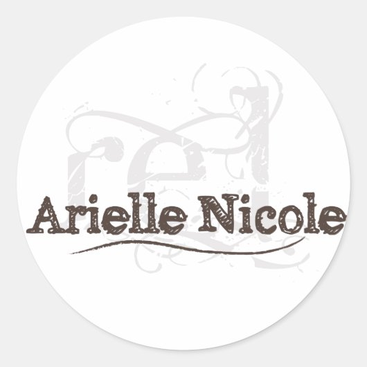Arielle Nicole Sticker (Vorderseite)