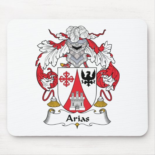 Arien-Familienwappen Mousepad (Vorne)