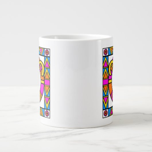 ARIES 20 oz. Jumbo Tasse - Tikki Muster (Vorderseite)