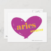Aries 2 postkarte (Vorne/Hinten)