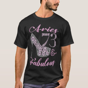 Aries 73 & fabelhaft Funkelnd High Heels 73. Happ T-Shirt