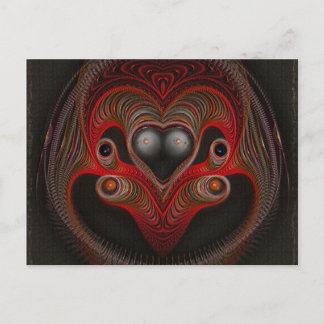 Aries Abstrakte Kunst Postkarte