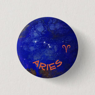 Aries Abzeichen, Zodiac Horoskop-Abzeichen Button