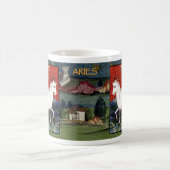 Aries Ancient Zodiac Sign Astrologie Tasse Navy Bl (Mittel)