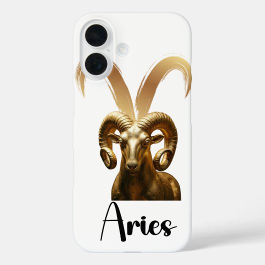 Aries Apple iPhone Case (Rückseite)