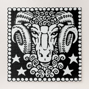 Aries Astrologie Horoskop Zodiac-Zeichen Puzzle