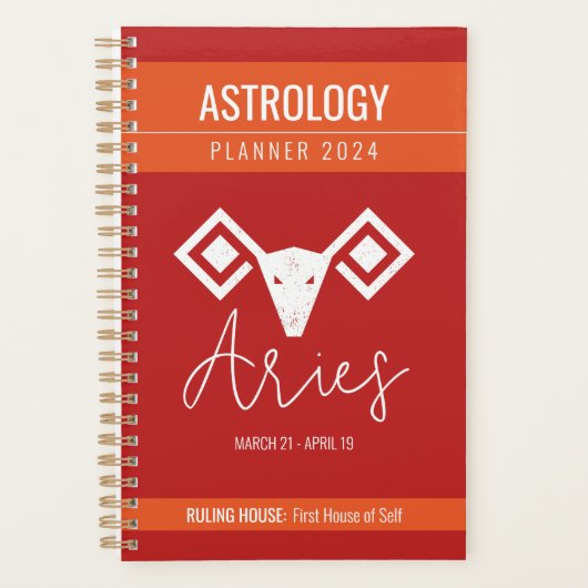 Aries Astrologie Planer (Vorderseite)
