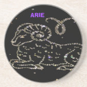 Aries Astrologie Untersetzer (Vorne)