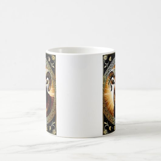Aries Astrologie-Zeichen Kaffeetasse (Mittel)