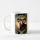 Aries Astrologie-Zeichen Kaffeetasse (Links)