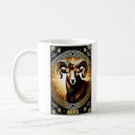Aries Astrologie-Zeichen Kaffeetasse