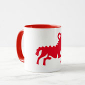 Aries Astrologie-Zeichen, Ringer-Tasse Tasse (Vorderseite Links)