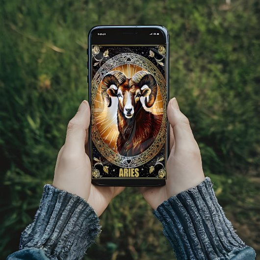 Aries astrologisches Zeichen Poster