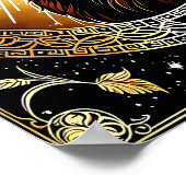 Aries astrologisches Zeichen Poster (Ecke)