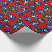 Aries Astrology Gothic gestaltetes Glas Windows WP Geschenkpapier (Ecke)