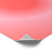 Aries Aura Gradient Zodiac, Rosa Farbton Poster (Ecke)