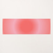 Aries Aura Gradient Zodiac, Rosa Farbton Yogamatte (Rückseite (Horizontal))