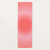 Aries Aura Gradient Zodiac, Rosa Farbton Yogamatte (Rückseite)