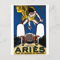 Aries Automobile - Vintage französische Werbung
