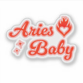 Aries baby  aufkleber (Vorderseite)