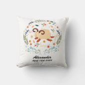 Aries Baby - Niedlich & scharf - Zodiac-Zeichen Kissen (Vorderseite)