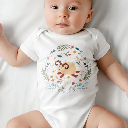 Aries Baby One Piece - Niedlich & scharf - Zodiac- Baby Strampler