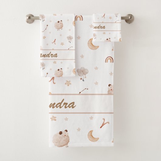 Aries Baby Soft & Snuggly für Little Rams Badhandtuch Set (Insitu)