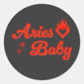 Aries baby sticker (Vorderseite)