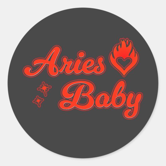Aries baby sticker (Vorderseite)