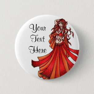 Aries Belly Dancer Button