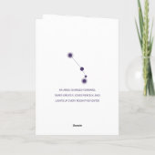 Aries Birthday Card Feiertagskarte (Rückseite)