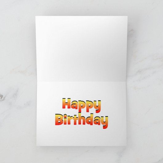 Aries Birthday Card Karte (Innenseite)