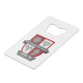 Aries Birthday Crest™ for April 1-19 Jewelry Geldbeutel Flaschenöffner (Rückseite Schrägansicht)