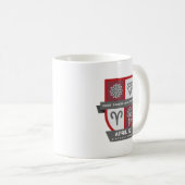 Aries Birthday Crest™ for April 1-19 Mug Kaffeetasse (VorderseiteRechts)