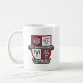 Aries Birthday Crest™ for April 1-19 Mug Kaffeetasse